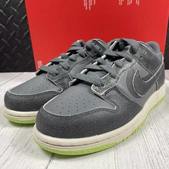 NEW Size 7Y Womens 8.5 Nike Dunk Low Top Special Edition Sneakers Phantom Grey - Picture 5 of 12